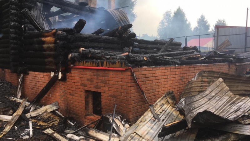 В Марий Эл на пожаре погибло двое мужчин