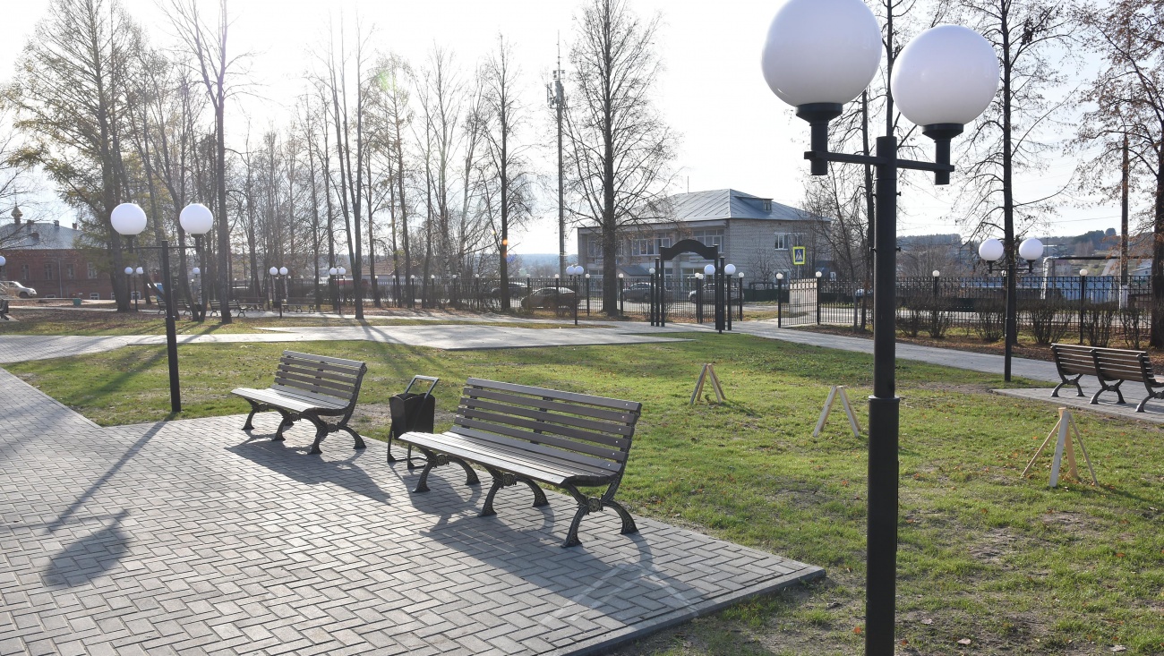 Завершена реконструкция Центрального парка в Куженере