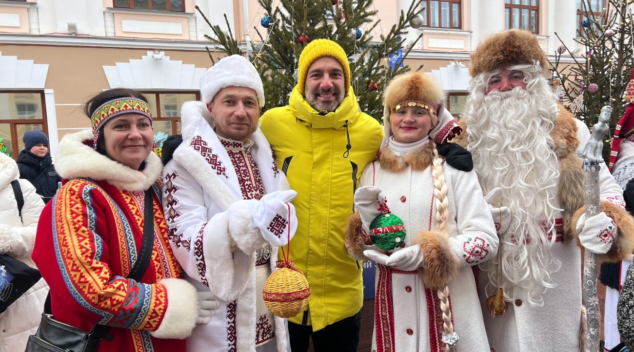 Марийские зимние волшебники побывали в Новогодней столице