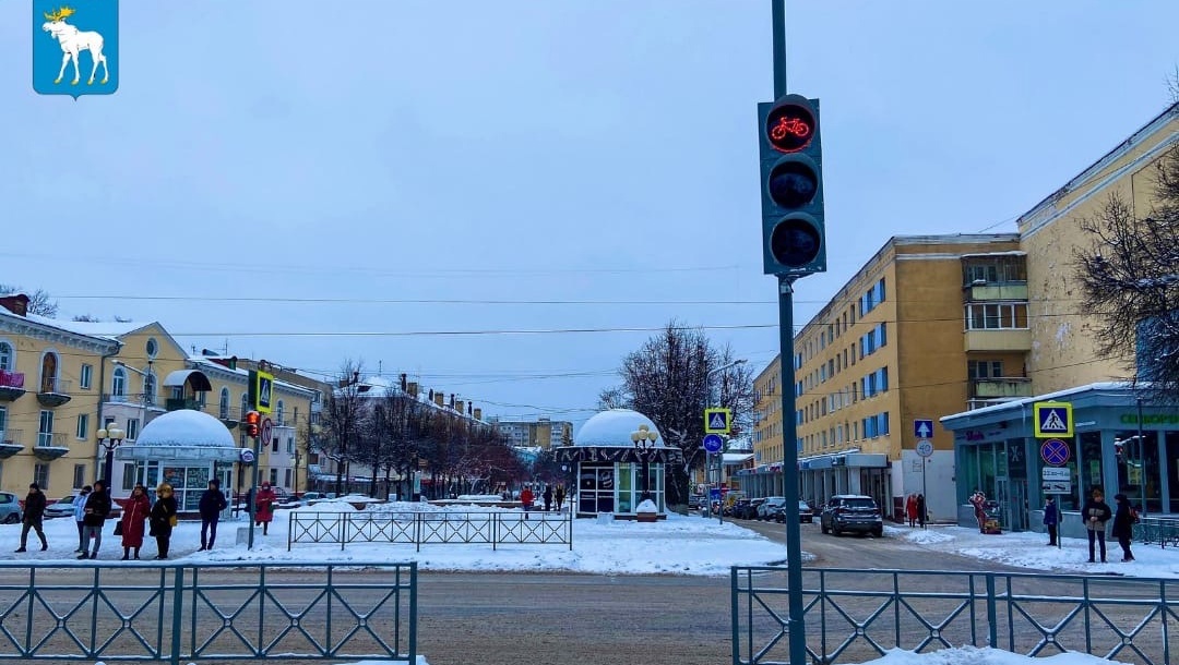 В Йошкар-Оле появились первые велосветофоры