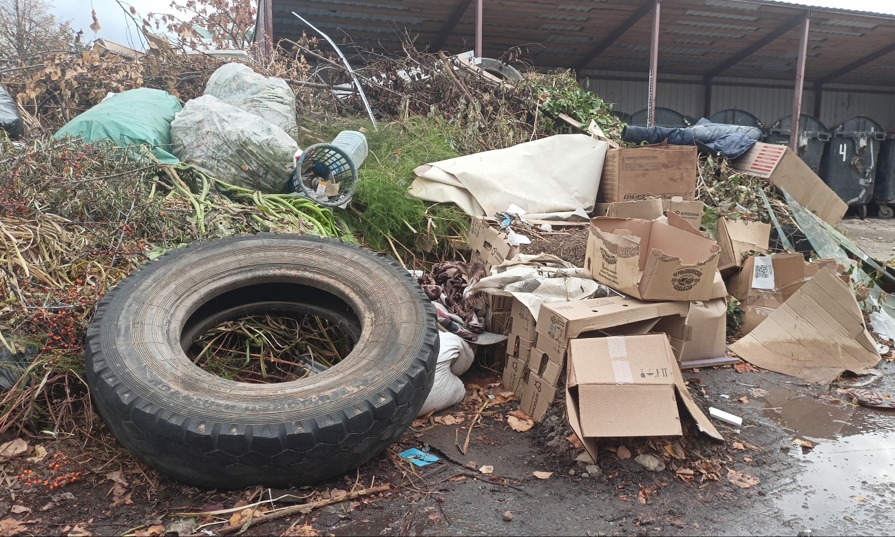 В Йошкар-Оле разобрались с несанкционированной свалкой у поликлиники №2