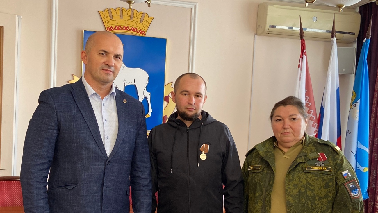 Танкисту из Йошкар-Олы вручили медаль «За ратную доблесть»