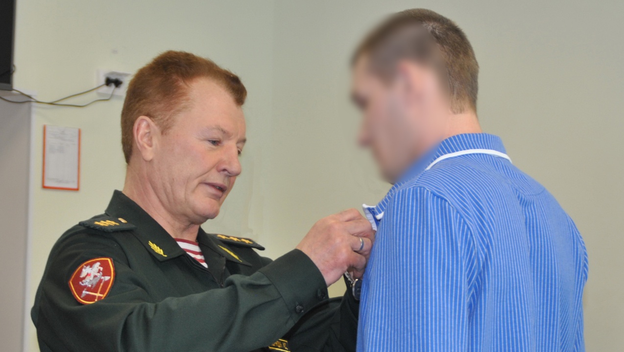 В Кировском военном госпитале вручили награды участникам военных действий на Украине