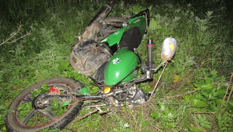 В Марий Эл мотоциклист-рецидивист без прав въехал в ворота фермы