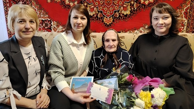Жительница Медведевского района отметила вековой юбилей