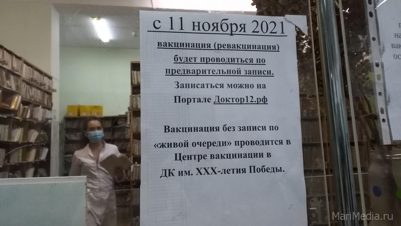 В Марий Эл план вакцинации выполнен на 64,5%