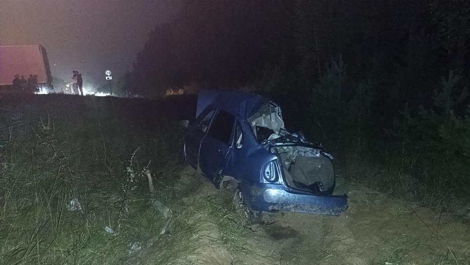 В ГАИ рассказали, как погиб водитель «Лады Калины» на трассе «Вятка» в Марий Эл