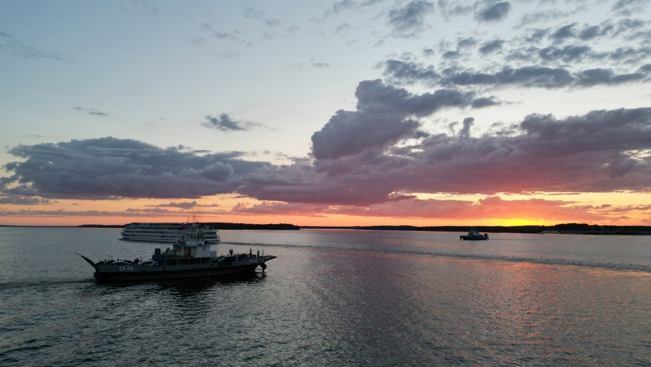 По Волге между Козьмодемьянском и Коротнями начинает ходить паром