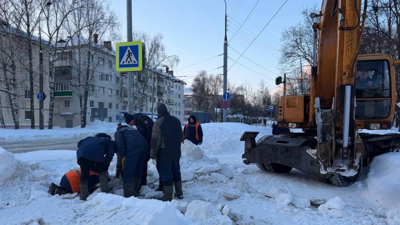 В Йошкар-Оле произошла крупная коммунальная авария