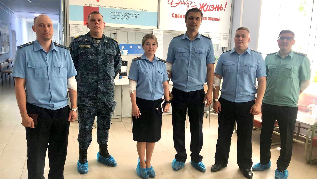 Судебные приставы Марий Эл сдали 3,6 литра крови