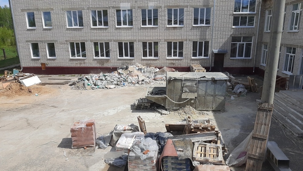 В Куженере проводят капитальный ремонт школы