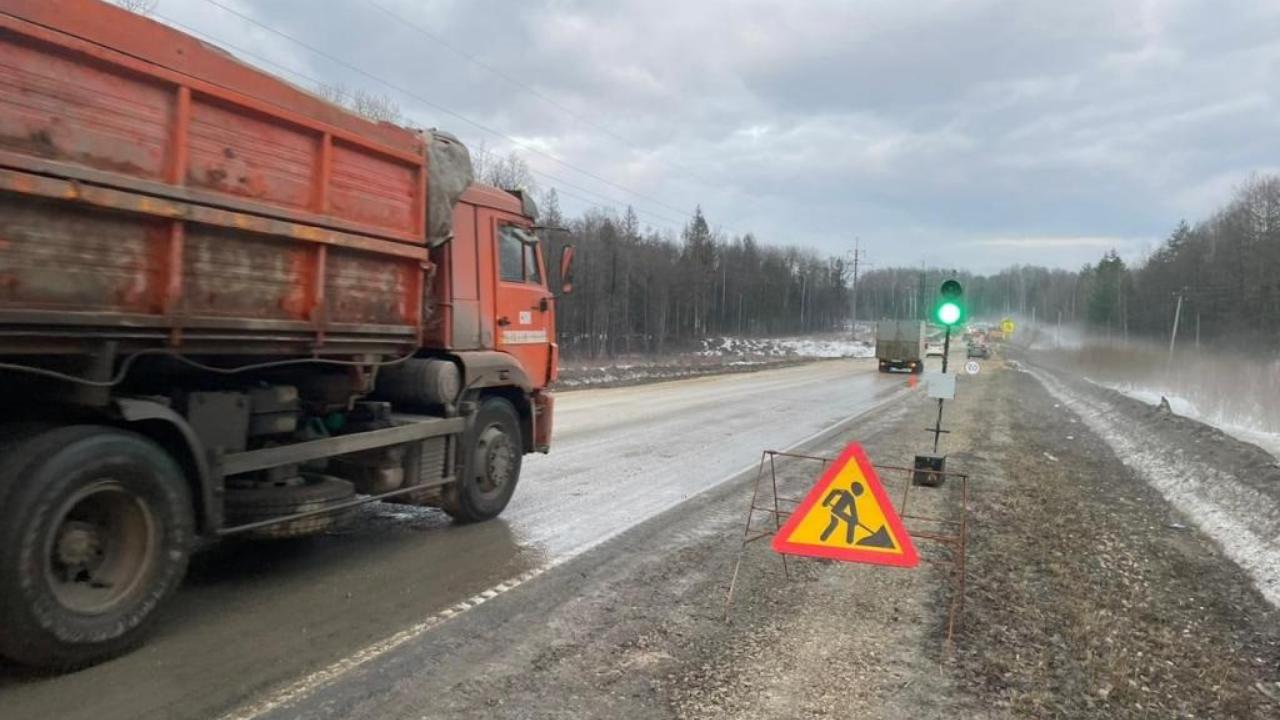 В Марий Эл на трассе «Вятка» до конца мая будет организовано реверсивное движение