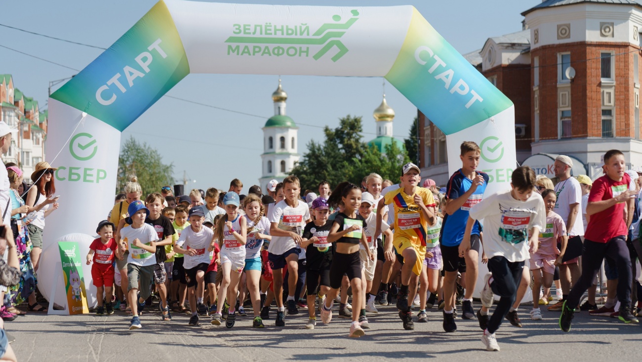 Впервые на Зелёном марафоне Сбера пройдёт забег в ползунках