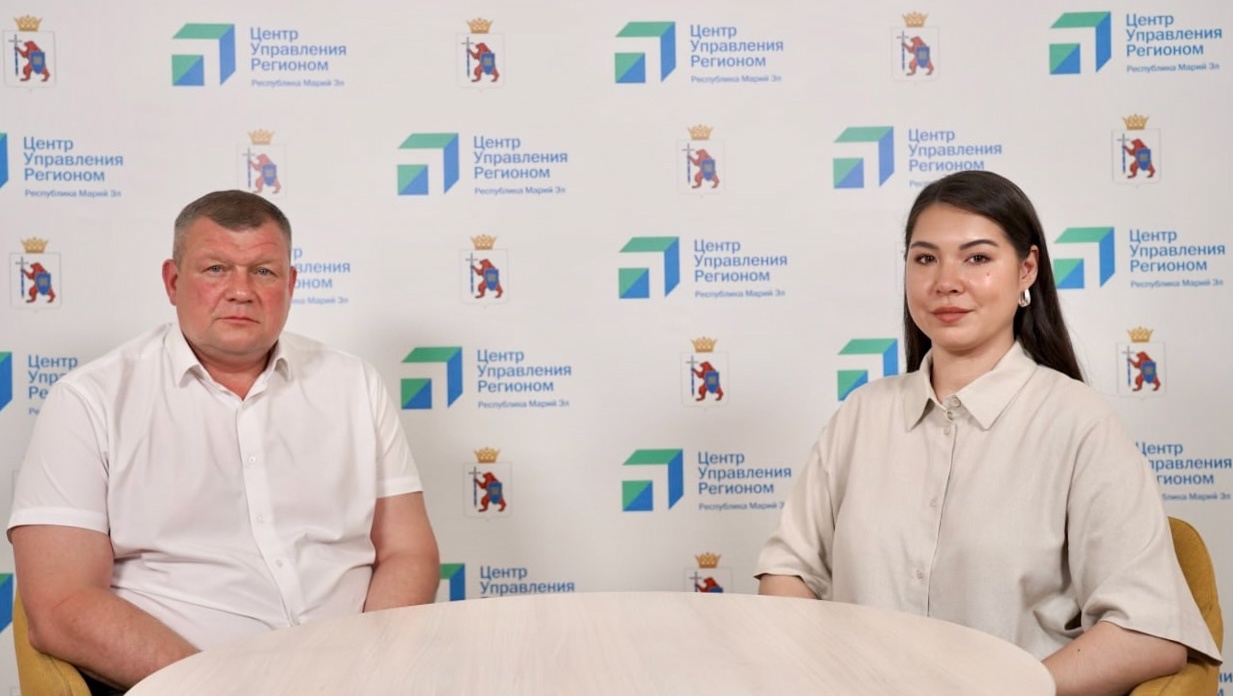 Глава Медведевского района Марий Эл ответил на вопросы местных жителей в прямом эфире