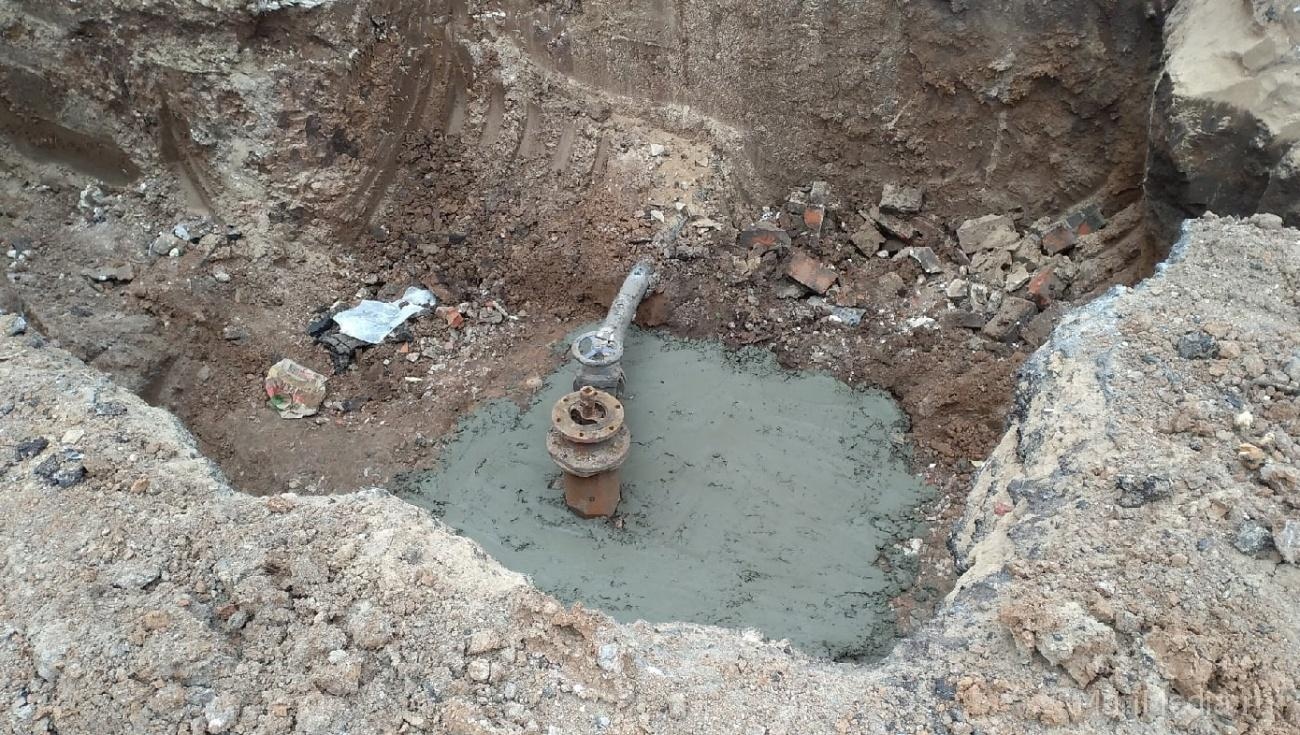 В посёлке Знаменский 70 домовладений остались без холодной воды