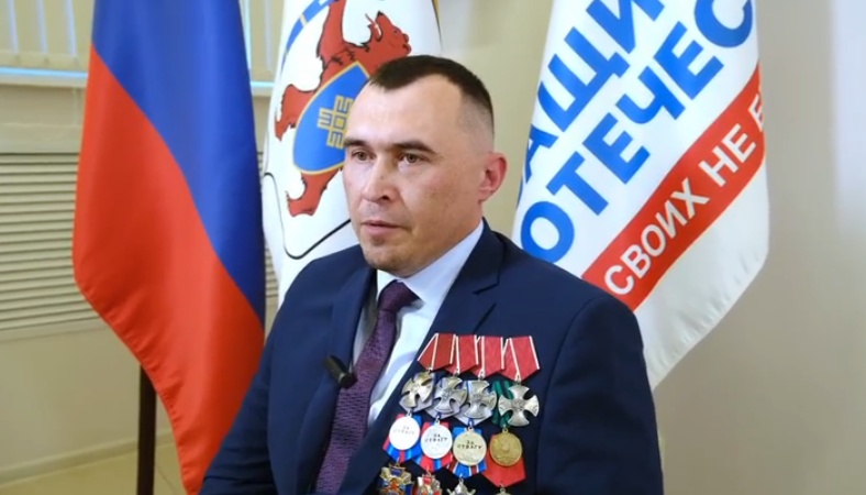 Кавалер четырёх орденов Мужества — участник программы «Герои Марий Эл. Талешке-влак»