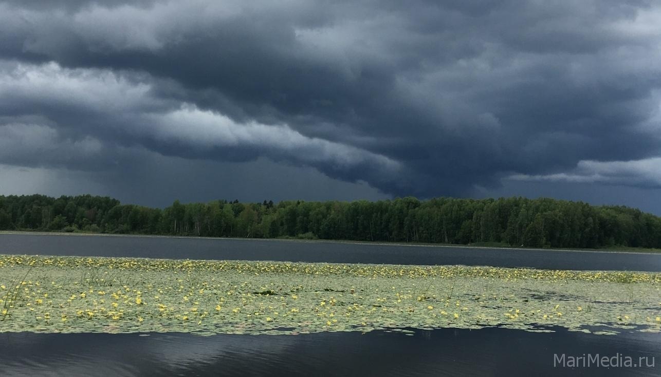 В ближайшие часы в Марий Эл прогнозируют грозу