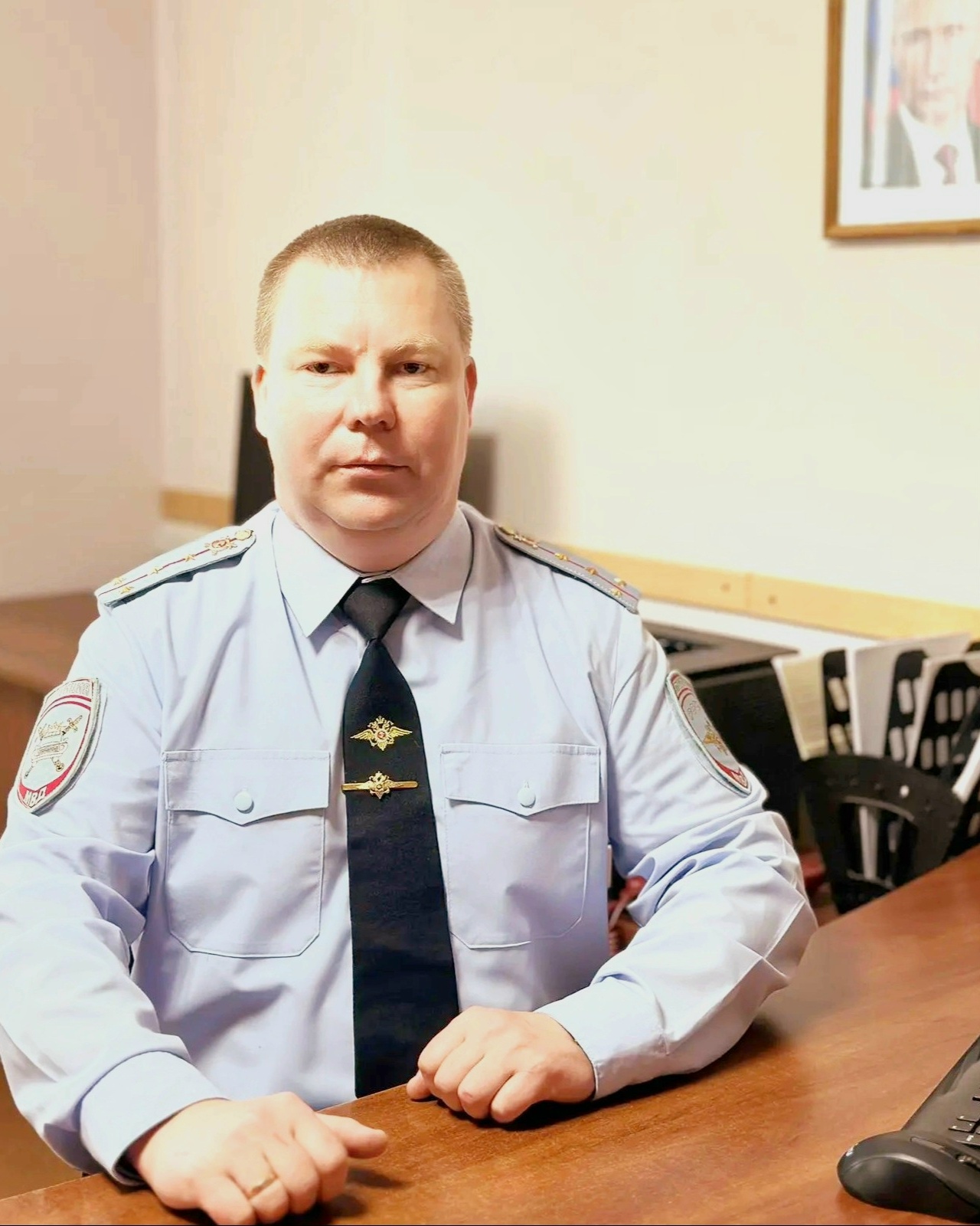 В Медведевском районе назначен новый руководитель Госавтоинспекции 