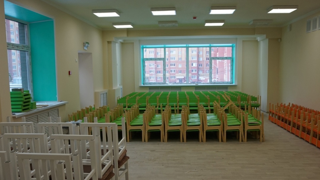 В микрорайне «Мирный» завершают строительство детского сада