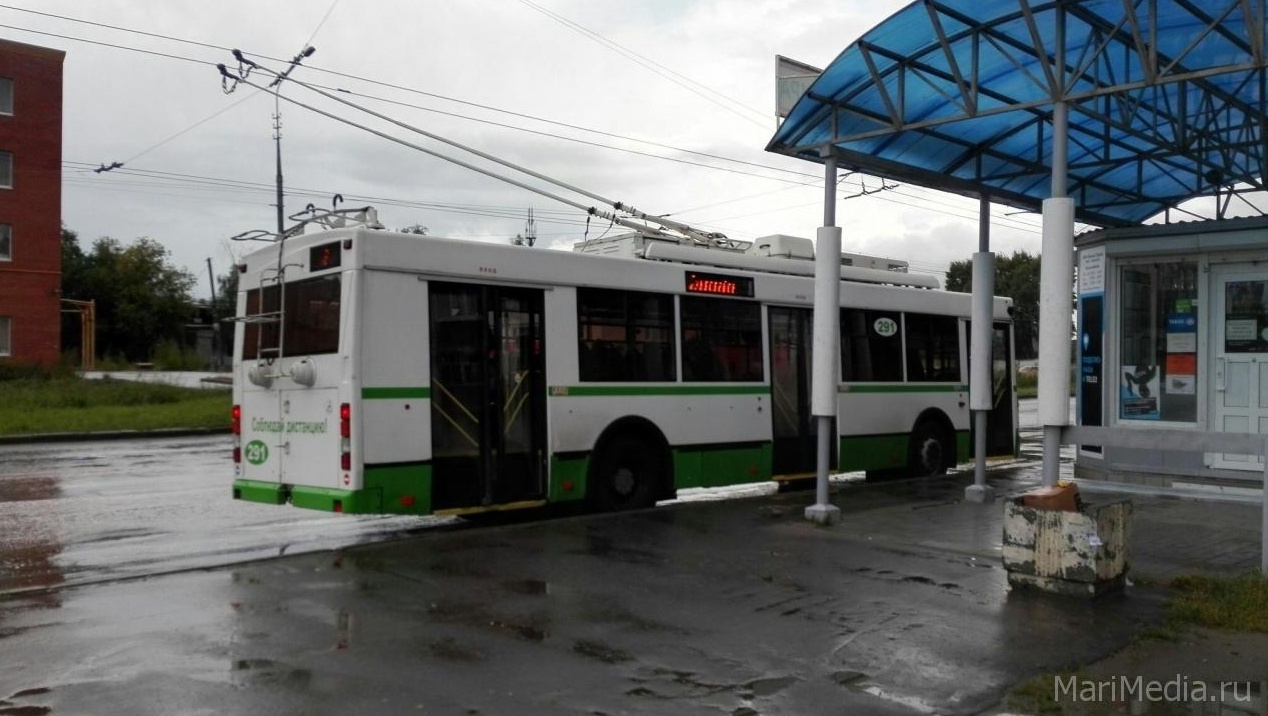 В Йошкар-Оле троллейбусы № 5 и № 7 ходят до «витаминного» кольца