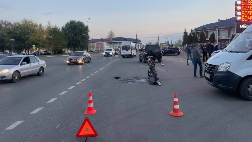 В ДТП в Волжске травмы получил 16-летний питбайкер