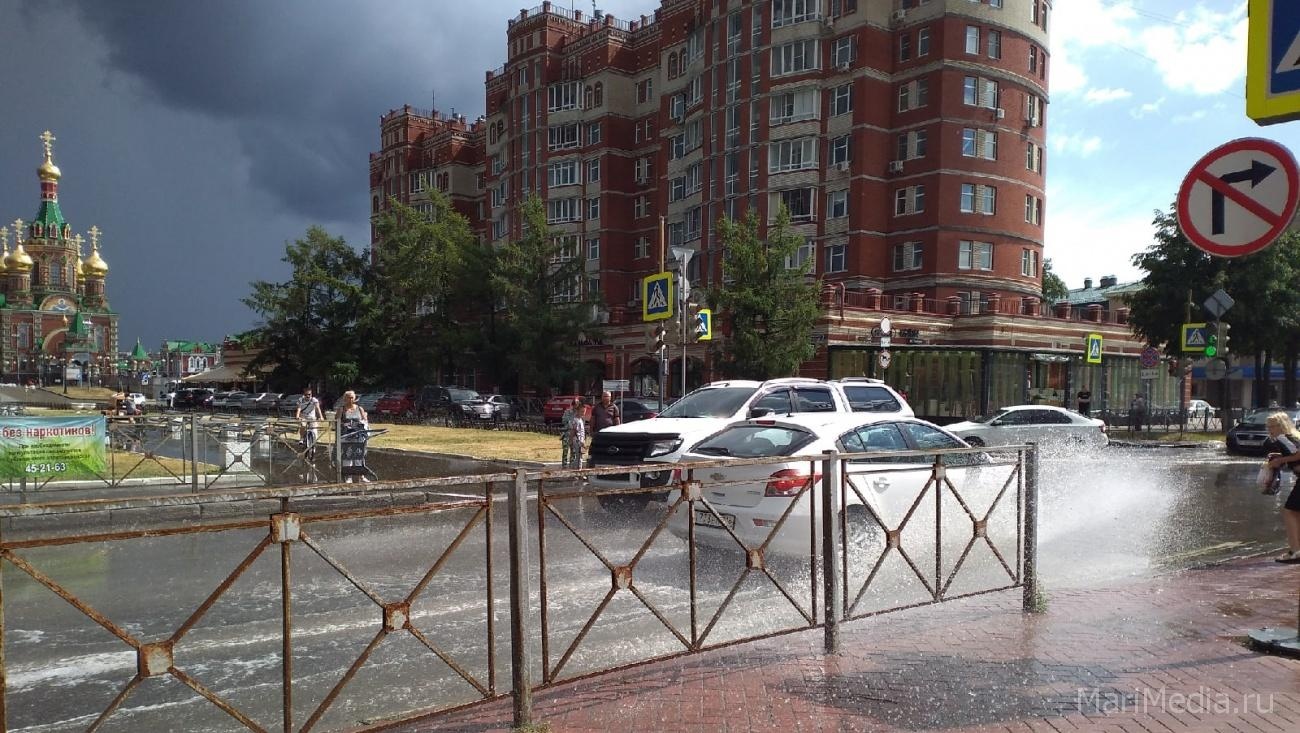 По Марий Эл гуляют грозы