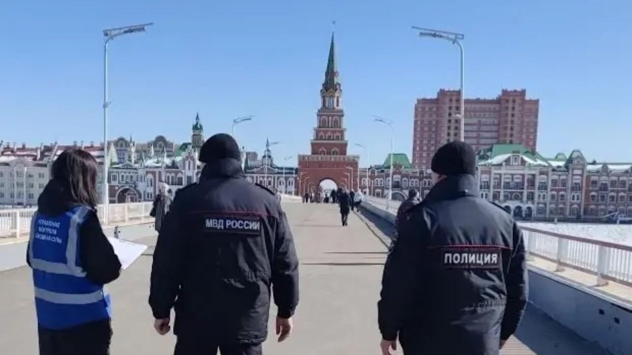 На набережной Йошкар-Олы проходят рейды полиции