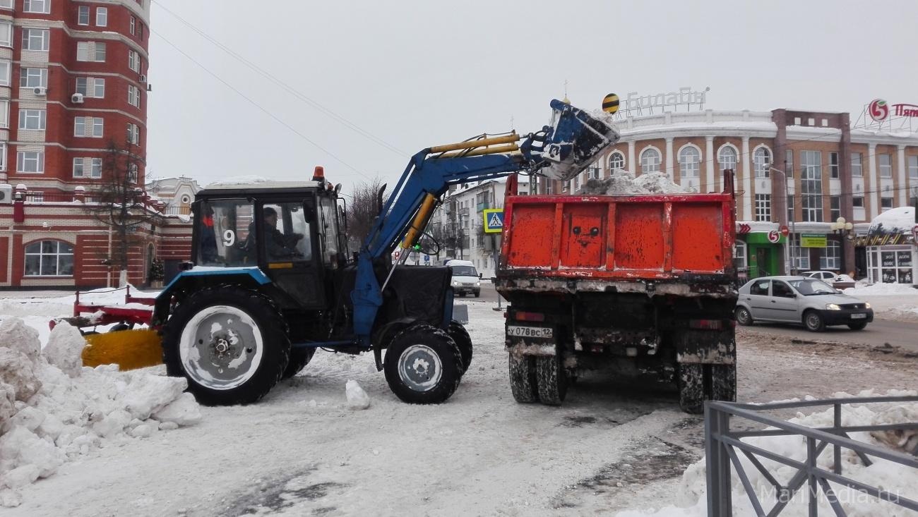 На снежную свалку вывезено больше 11 тысяч кубометров снега