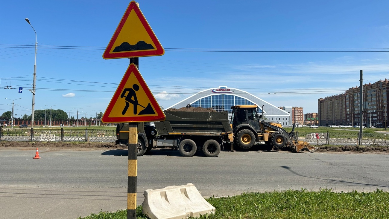 Дорожники опаздывают с ремонтом улицы Воинов-Интернационалистов в Йошкар-Оле