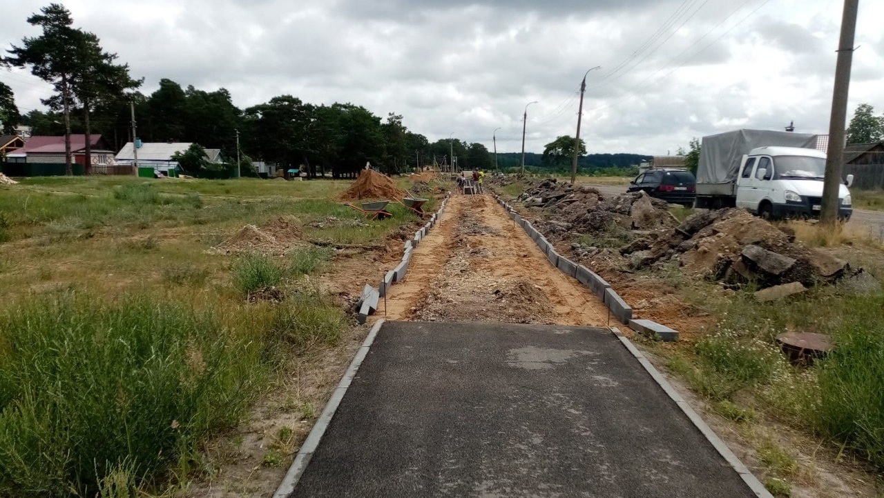 В Звениговском районе ремонтируют улично-дорожную сеть