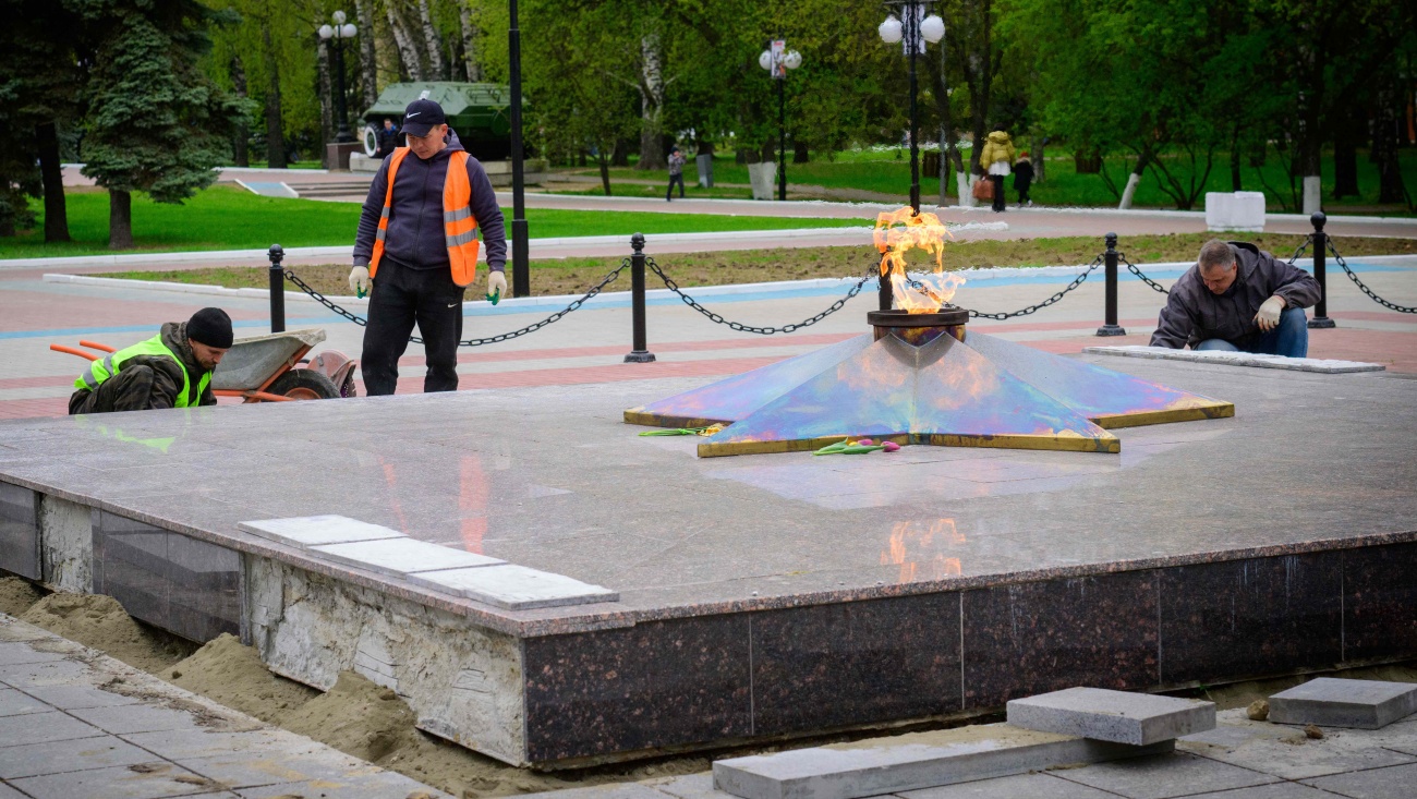 В Йошкар-Оле приводят в порядок мемориалы воинской славы