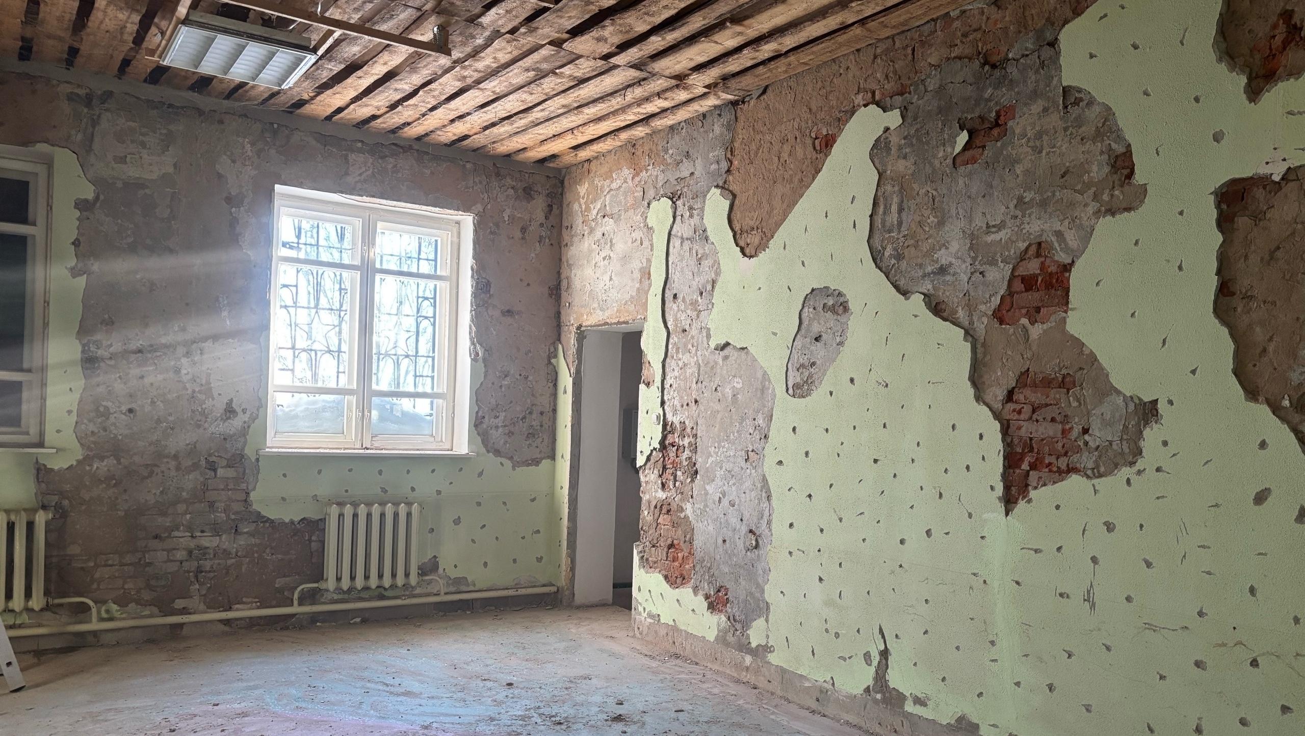 В посёлке Оршанка ремонтируют Музей Воинской славы