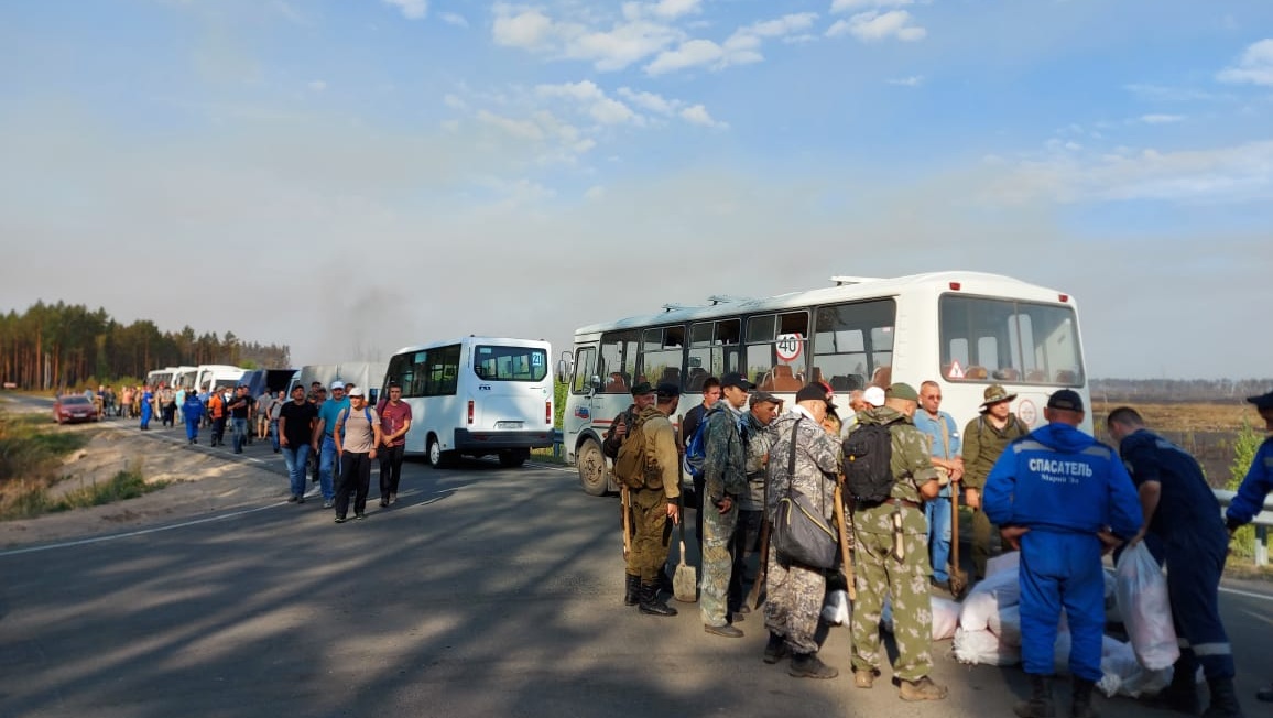 Жители Марий Эл активно предлагают содействие в тушении лесного пожара