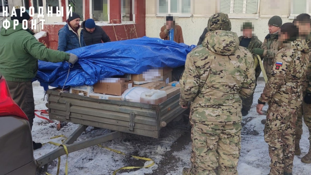 ОНФ Марий Эл передал бойцам передовой транспорт, оборудование и личные посылки