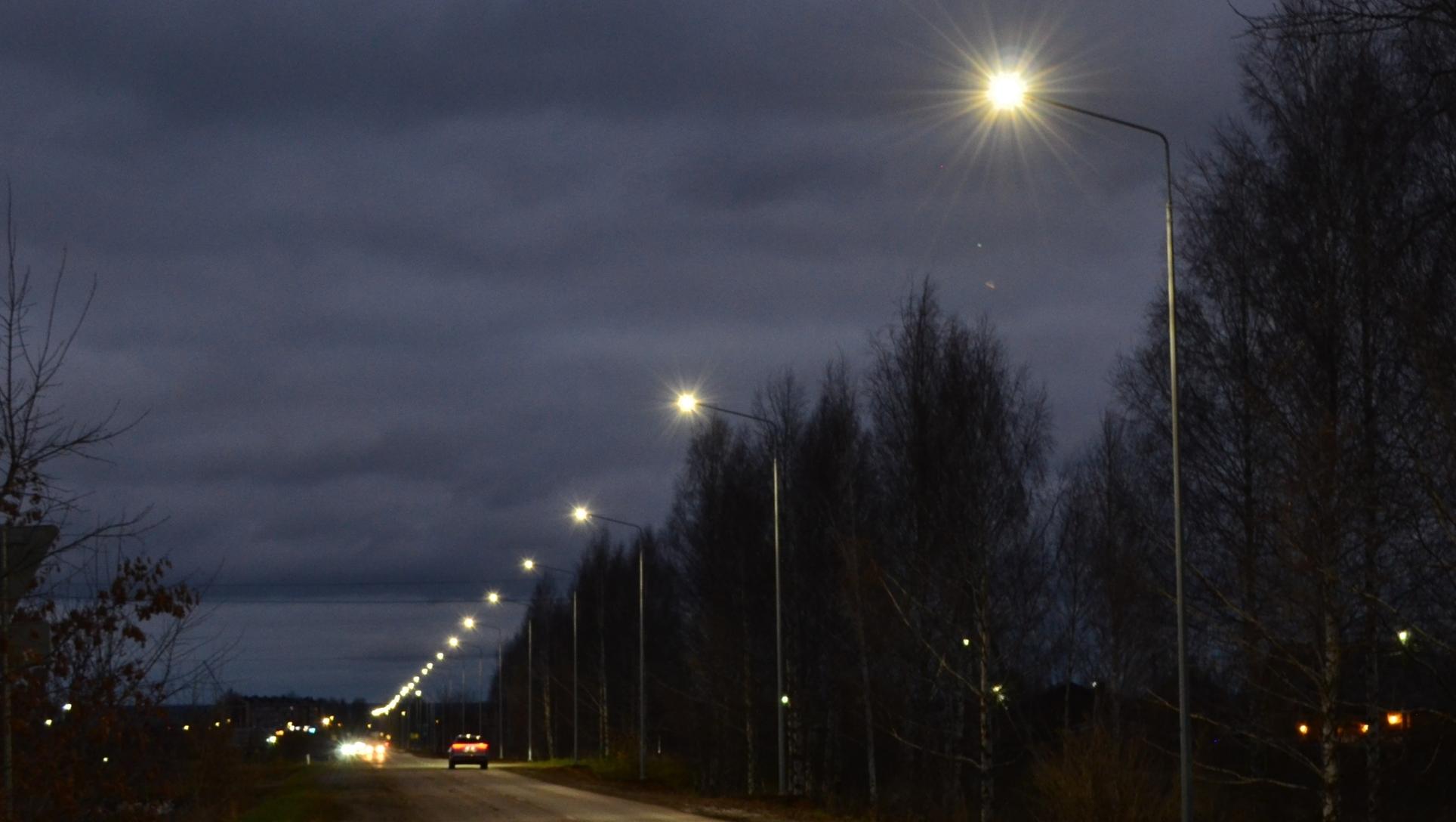 В Марий Эл в этом году подсветят более 15 км дорог