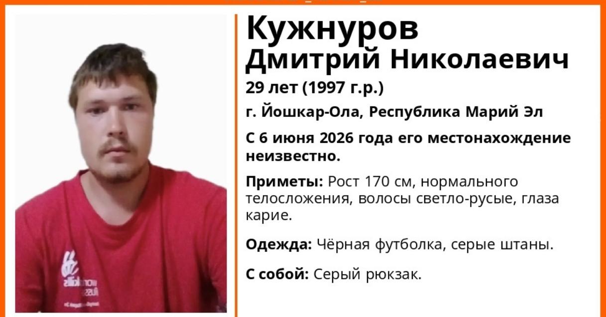 В Йошкар-Оле ищут мужчину с серым рюкзаком