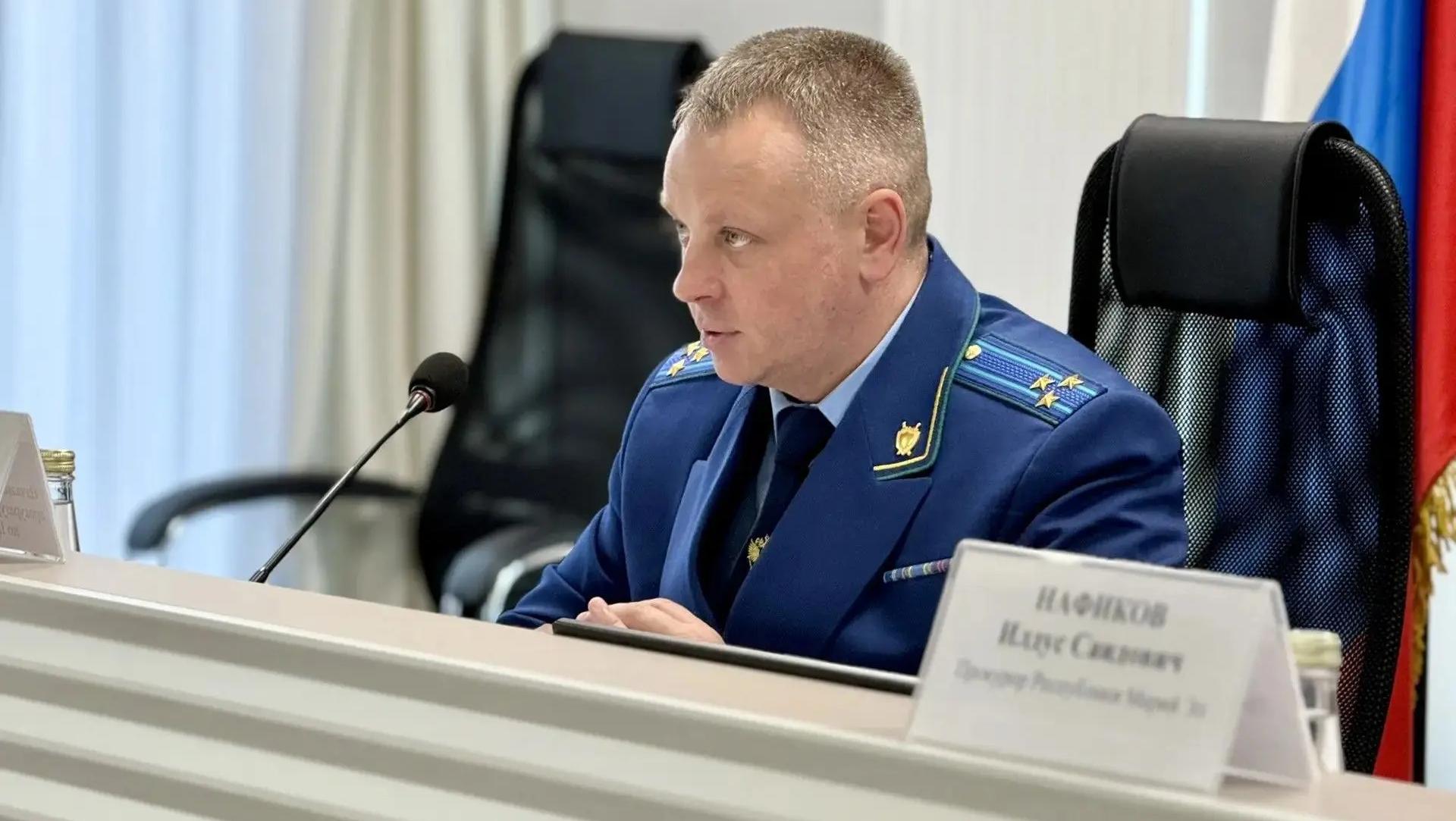 Начальник управления Генеральной прокуратуры РФ по ПФО прибыл в Йошкар-Олу