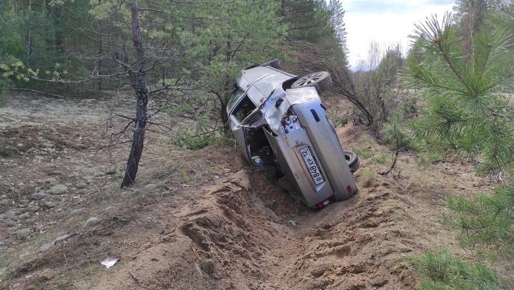 На автодороге «Поветлужье» LADA Priora вылетела в кювет