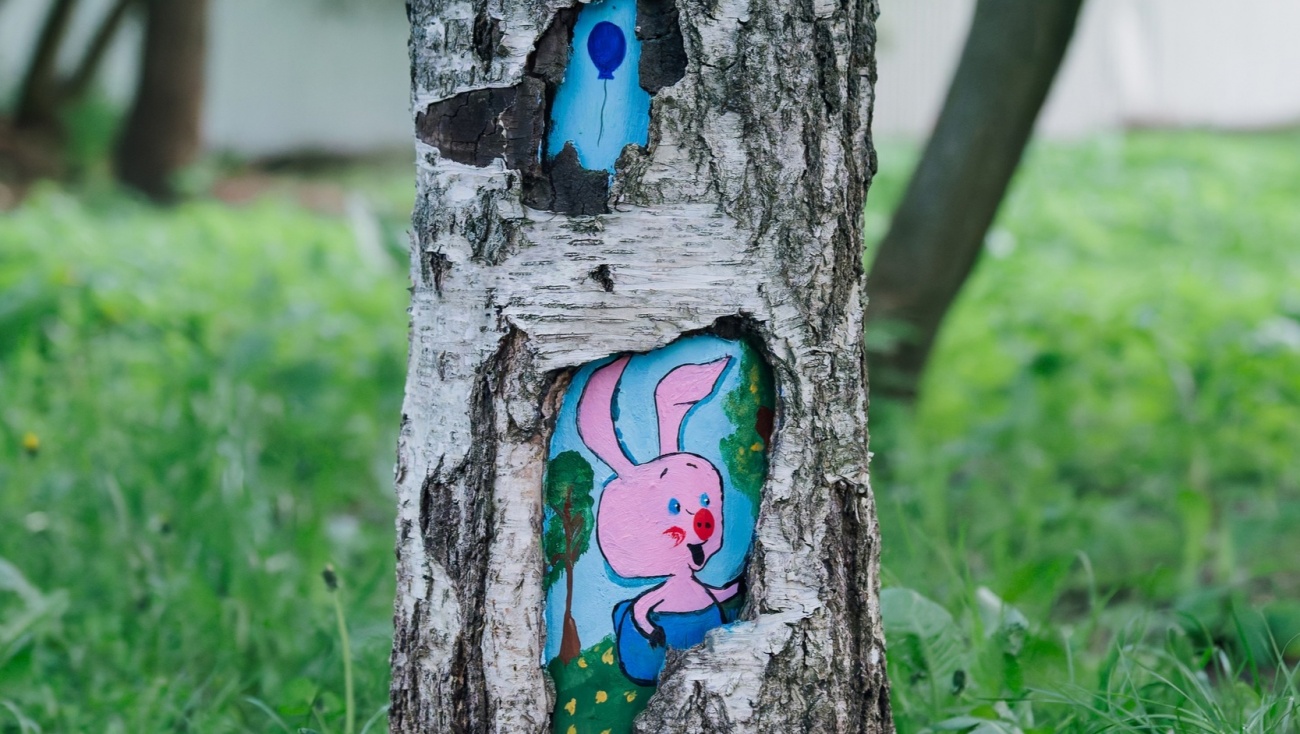 В деревьях Центрального парка Йошкар-Олы поселились персонажи мультфильмов