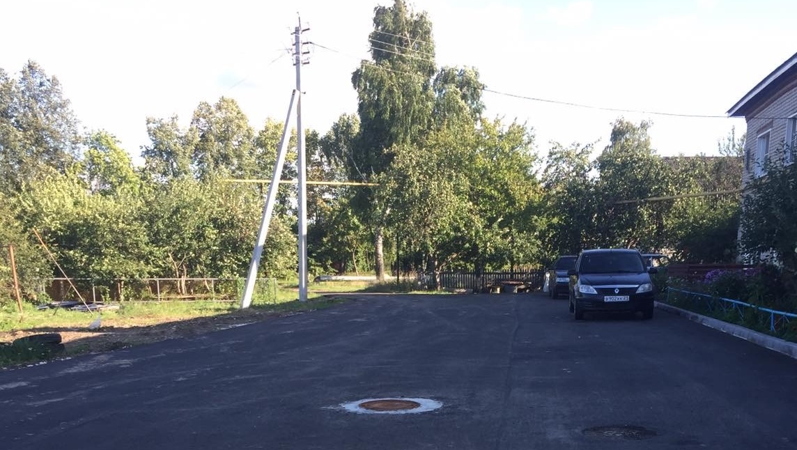 После вмешательства ОНФ в Виловатово исправили недочеты работ по благоустройству двора