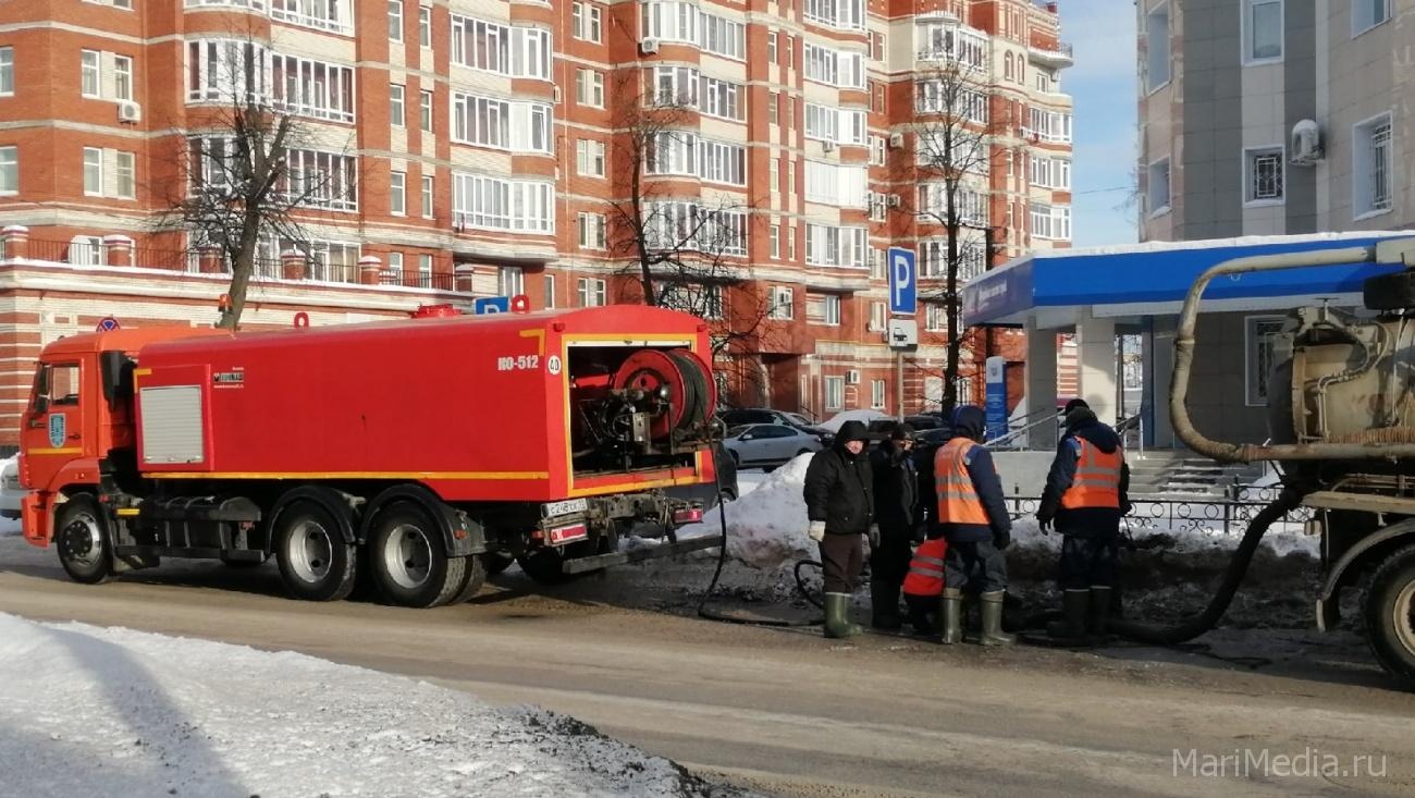Центр Йошкар-Олы остался без холодной воды