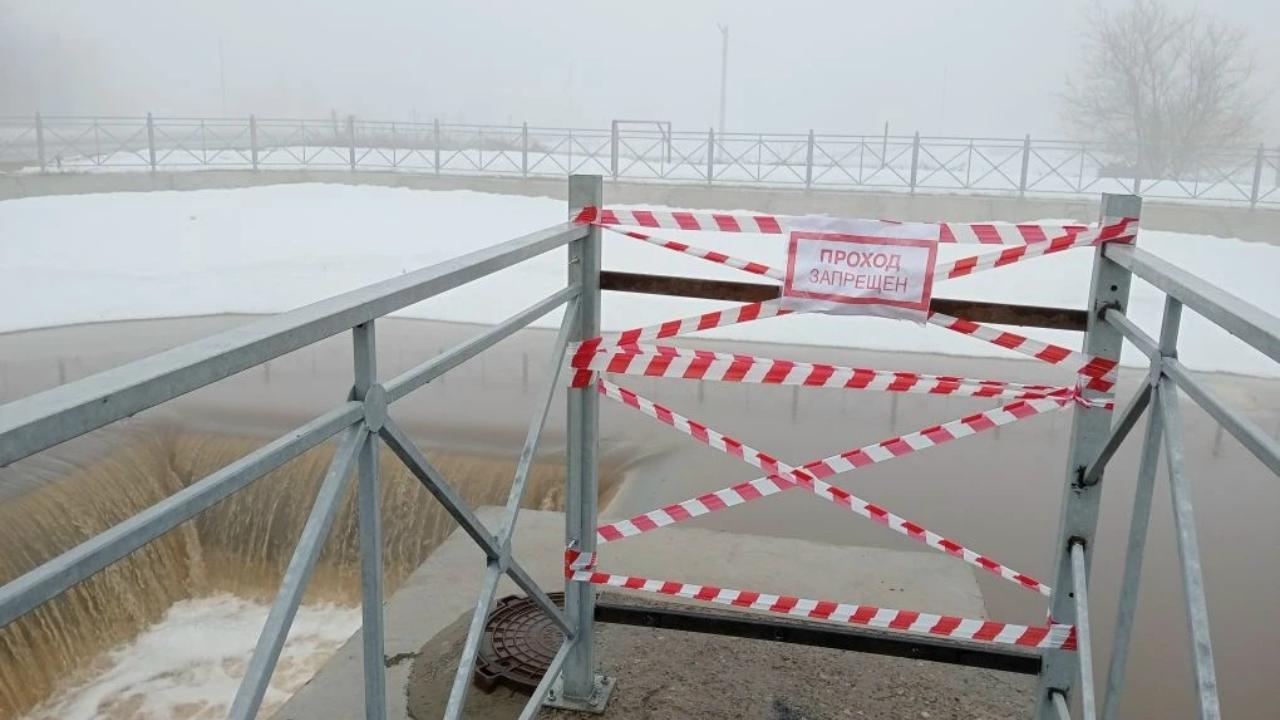  В Оршанке запретили проход к гидротехническому сооружению