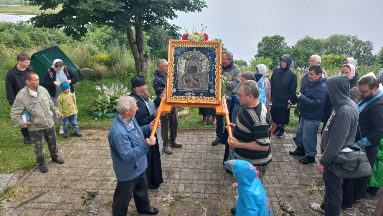 Крестный ход с Владимирской иконой дошёл до Козьмодемьянска