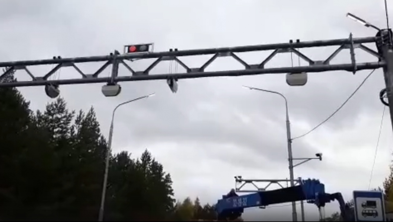 На автодороге «Кокшайск – Красногорский» установлена шериф-балка