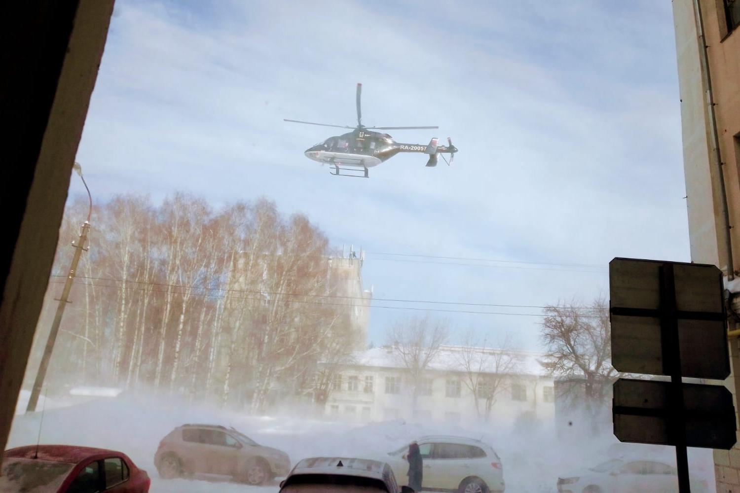 В Марий Эл вертолёт санавиации совершил первый рейс в этом году
