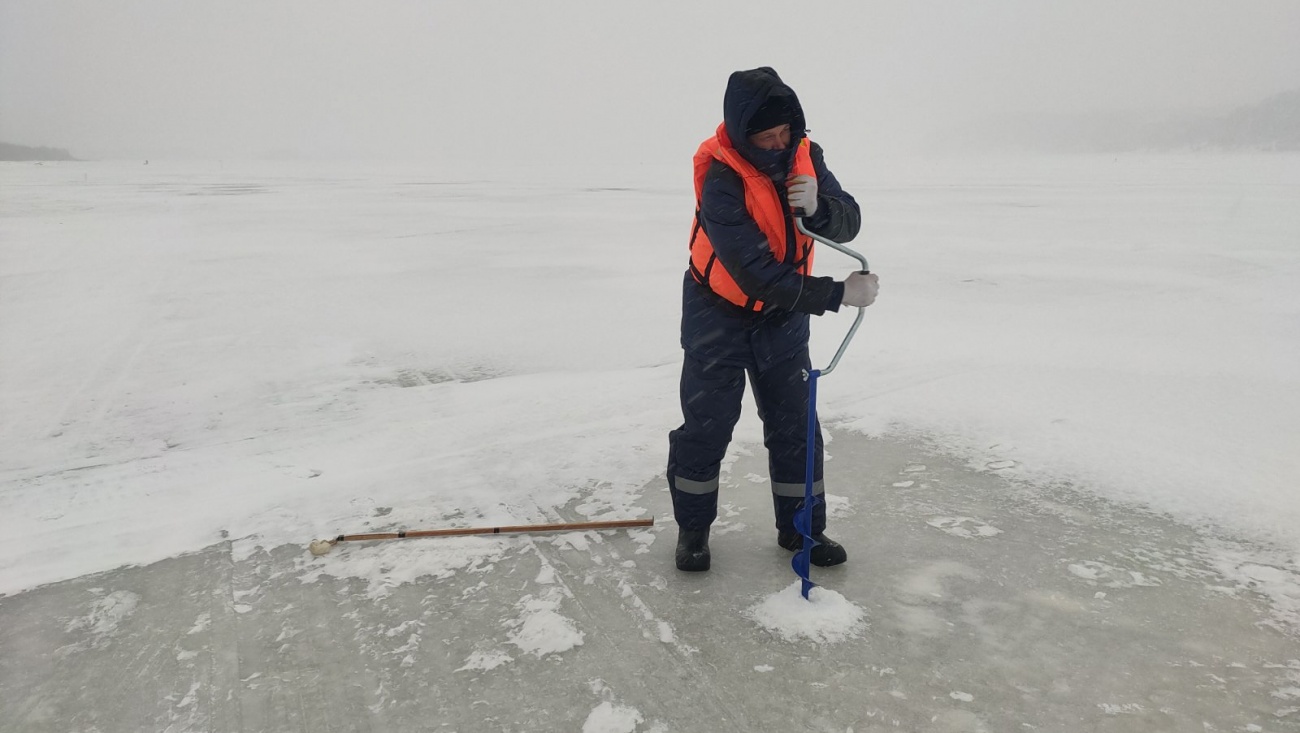 На Волге самый тонкий лёд в окрестностях Юрино