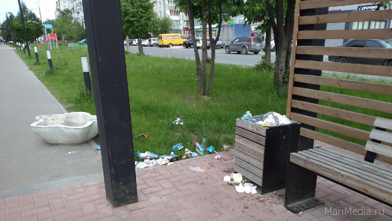 В Йошкар-Оле проходит негласная акция «Завалим город мусором»