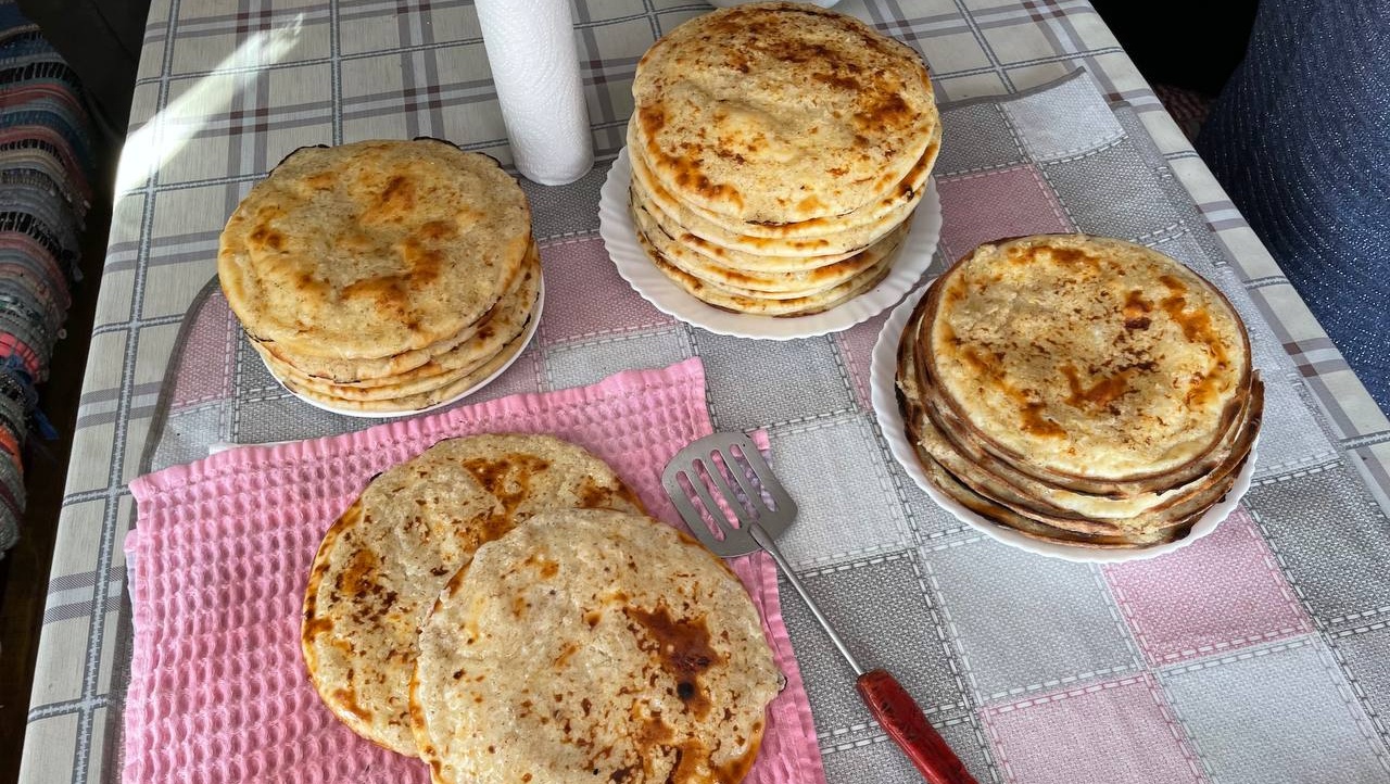 На родине марийского Деда Мороза мамы погибших героев испекли коман мелна