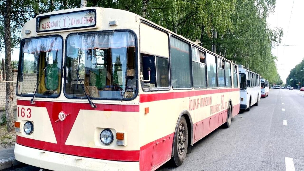 Туристический троллейбус в Йошкар-Оле вновь вышел на маршрут