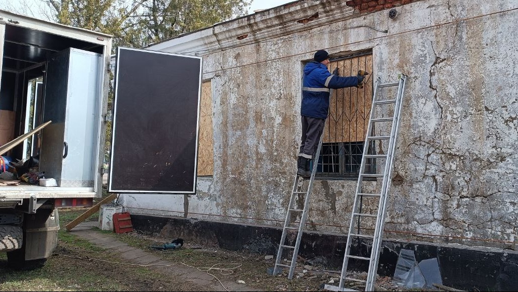 Строители Марий Эл провели ремонтно-восстановительные работы в Марьяновке